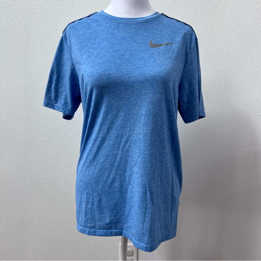 Nike Men's Heathered Blue Short Sleeve Tee